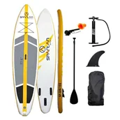 Deski SUP i akcesoria - Spartan Paddleboard deska pompowana SUP z wiosłem oraz akcesoriami Spartan SUP 10'6" Grey-Orange S3406 - miniaturka - grafika 1