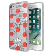 Etui i futerały do telefonów - adidas Adidas Originals 70 's Clear Cover Red-White, rękawkami iPhone 8/7/6S/6 28494 - miniaturka - grafika 1