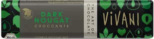 Vivani BATON CROCCANTE CZEKOLADA GORZKA NUGATOWA BIO 35 g- - Batoniki - miniaturka - grafika 1