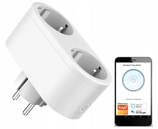 POLUX Gniazdo podwójne Wi-Fi SMART TUYA 315922 POLUX/SANICO - Systemy inteligentnych domów - miniaturka - grafika 2
