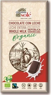 Czekolada mleczna BIO 100 g - Słodkie kremy i masła - miniaturka - grafika 1