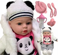 Lalki dla dziewczynek - Lalka Bobas Baby Mówi Śpiewa Smoczek Born Jak Żywa - miniaturka - grafika 1