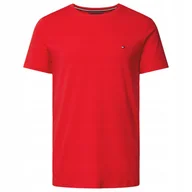 Koszulki męskie - TOMMY HILFIGER koszulka meska czerwony tshirt logo okragly dekolt TOMMY HILFIGER koszulka meska czerwony tshirt logo okragly dekolt r.S - miniaturka - grafika 1