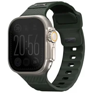 Akcesoria do smartwatchy - Pasek UNIQ Stride do Apple Watch 4/5/6/7/8/9/SE/SE2/Ultra/Ultra 2 (42/44/45/49mm) Ciemnozielony - miniaturka - grafika 1