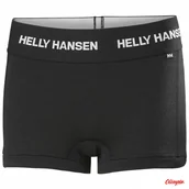 Bielizna sportowa damska - Bokserki termoaktywne damskie Helly Hansen LIFA®Merino Midweight Boxers - Black - miniaturka - grafika 1