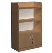 Meble do szkół i przedszkoli - Regał szkolny z szafką Kasztelan A - miniaturka - grafika 1