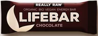 Batoniki - LIFEFOOD BATON CZEKOLADOWY RAW BEZGLUTENOWY BIO 47 g - LIFEFOOD - miniaturka - grafika 1