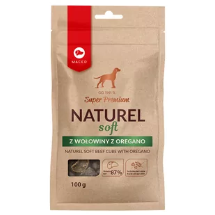 Maced Super Premium Naturel Soft, wołowina z oregano - 100 g - Przysmaki dla psów - miniaturka - grafika 1