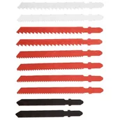 Akcesoria do elektronarzędzi - Verto brzeszczoty do wyrzynarki, uchwyt typu T, zestaw 10 szt. 64H210 - miniaturka - grafika 1