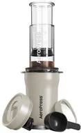 Zaparzacze i kawiarki - Zestaw AeroPress Go Plus Zaparzacz do kawy + Kubek termiczny + Papierowe filtry 45 szt + Składane mieszadło + Miarka Kremowy 300 ml (85276082523) - miniaturka - grafika 1