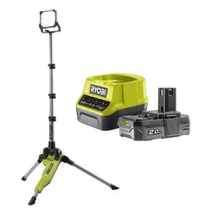 Lampa warsztatowa RYOBI R18TL-0 + Akumulator RYOBI ONE+ RC18120-120 2Ah 18V + ładowarka - Oświetlenie warsztatowe - miniaturka - grafika 1