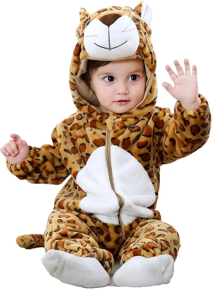 Kombinezon Zimowy Onesie Dziecięcy Strój Tygrysa 2-3 lata 95-100 cm