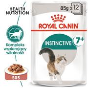 Mokra karma dla kotów - ROYAL CANIN  Instinctive +7 12x85g w sosie karma mokra dla kotów starszych, wybrednych - miniaturka - grafika 1