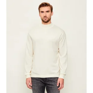 Calvin Klein Wełniany półgolf Regular Fit - Swetry męskie - miniaturka - grafika 1