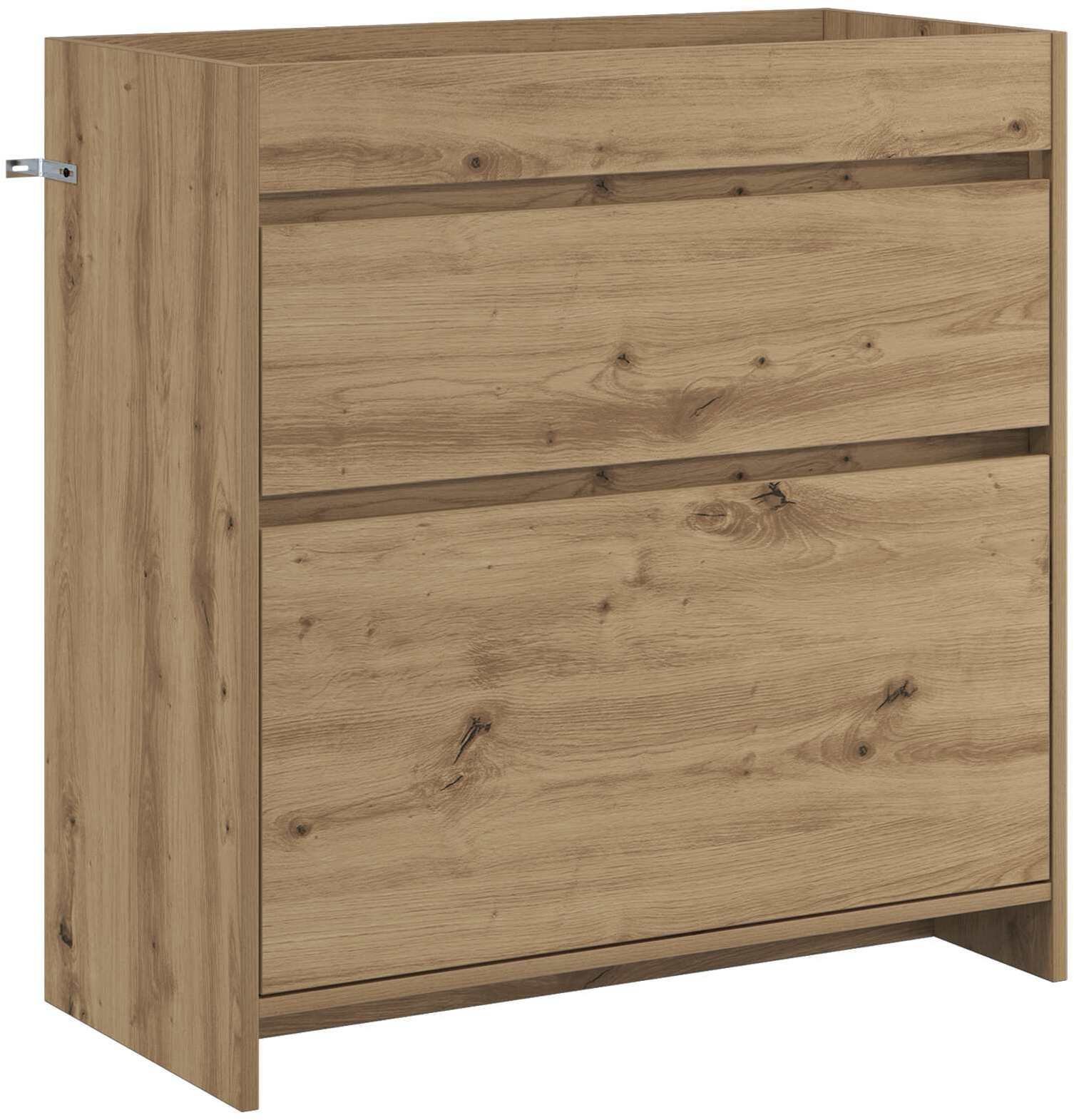vidaXL vidaXL Szafka pod zlewem w łazience Dąb artisan 78,5 x 37,5 x 81 cm