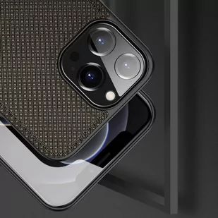 Dux Ducis Fino etui pokrowiec pokryty nylonowym materiałem iPhone 13 Pro Max zielony - Etui i futerały do telefonów - miniaturka - grafika 4