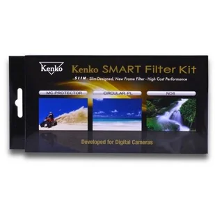 Kenko ZESTAW FITRÓW SMART KIT 37mm CPL ND8 OCHRONNY + WYSYŁKA GRATIS ODBIÓR Tel 500 005 235 - Filtry fotograficzne - miniaturka - grafika 1