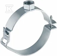 Akcesoria hydrauliczne - Uchwyt do rur regulowany z mufą gwintowaną 63xGW1/2", gwint wewnętrzny, stalowy ocynkowany (kanalizacja HDPE) - miniaturka - grafika 1