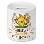 Skarbonki - Dla Żołnierza Skarbonka na Urodziny na Prezent z Nadrukiem ze Zdjęciem + Opakowanie na prezent (wzór 02) - miniaturka - grafika 1