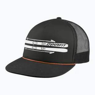 Czapka z daszkiem DYNAFIT Graphic Trucker black out/skis - Czapki damskie - miniaturka - grafika 1