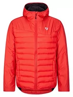 Kurtki męskie - Ziener Męska kurtka termiczna NANTANO Outdoor / Skitour | wiatroszczelna, wełna, bez PFC, czerwona, 48 - miniaturka - grafika 1