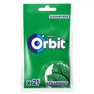 Gumy do żucia, lizaki, dropsy - Orbit Spearmint Bezcukrowa guma do żucia 29 g (21 sztuk) - miniaturka - grafika 1