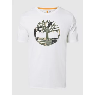 Koszulki męskie - T-shirt o kroju regular fit z bawełny ekologicznej - Timberland - grafika 1