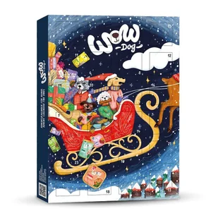 Wow Dog Kalendarz adwentowy dla psa 150 g - karma dla zwierząt - Ozdoby bożonarodzeniowe - miniaturka - grafika 1