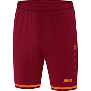 JAKO JAKO Męskie spodnie do piłki nożnej Striker 2.0 czerwony Weinrot/Neonorange XL 4429 - Spodnie męskie - miniaturka - grafika 1