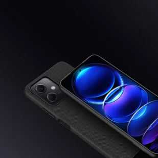 Nillkin Textured Case etui do Xiaomi Redmi Note 12 5G / Poco X5 5G wzmocniony nylonowy pokrowiec czarne - Etui i futerały do telefonów - miniaturka - grafika 11