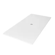 Brodziki prysznicowe - Brodzik prostokątny New Trendy Nex 200x100x3,5 konglomerat biały B-0515 - miniaturka - grafika 1