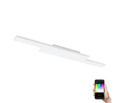 Lampy sufitowe - EGLO connect Saliteras-Z lampa sufitowa LED biała - miniaturka - grafika 1