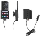 Uchwyty samochodowe do telefonów - Uchwyt do Samsung Galaxy S20 Ultra z wbudowanym kablem USB oraz ładowarką samochodową - miniaturka - grafika 1