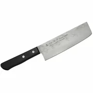 Noże kuchenne - Nóż do ziół i warzyw 16cm Satake Nashiji Black Pakka kod: HK-801-720 - miniaturka - grafika 1