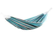 Hamaki - Dwuosobowy hamak VIVERE Sunbrella, niebiesko-biały BZSUN - miniaturka - grafika 1