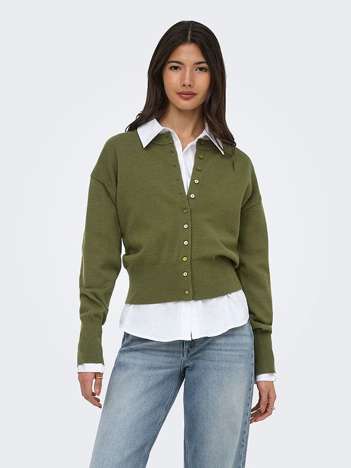 ONLY Kardigan w kolorze khaki