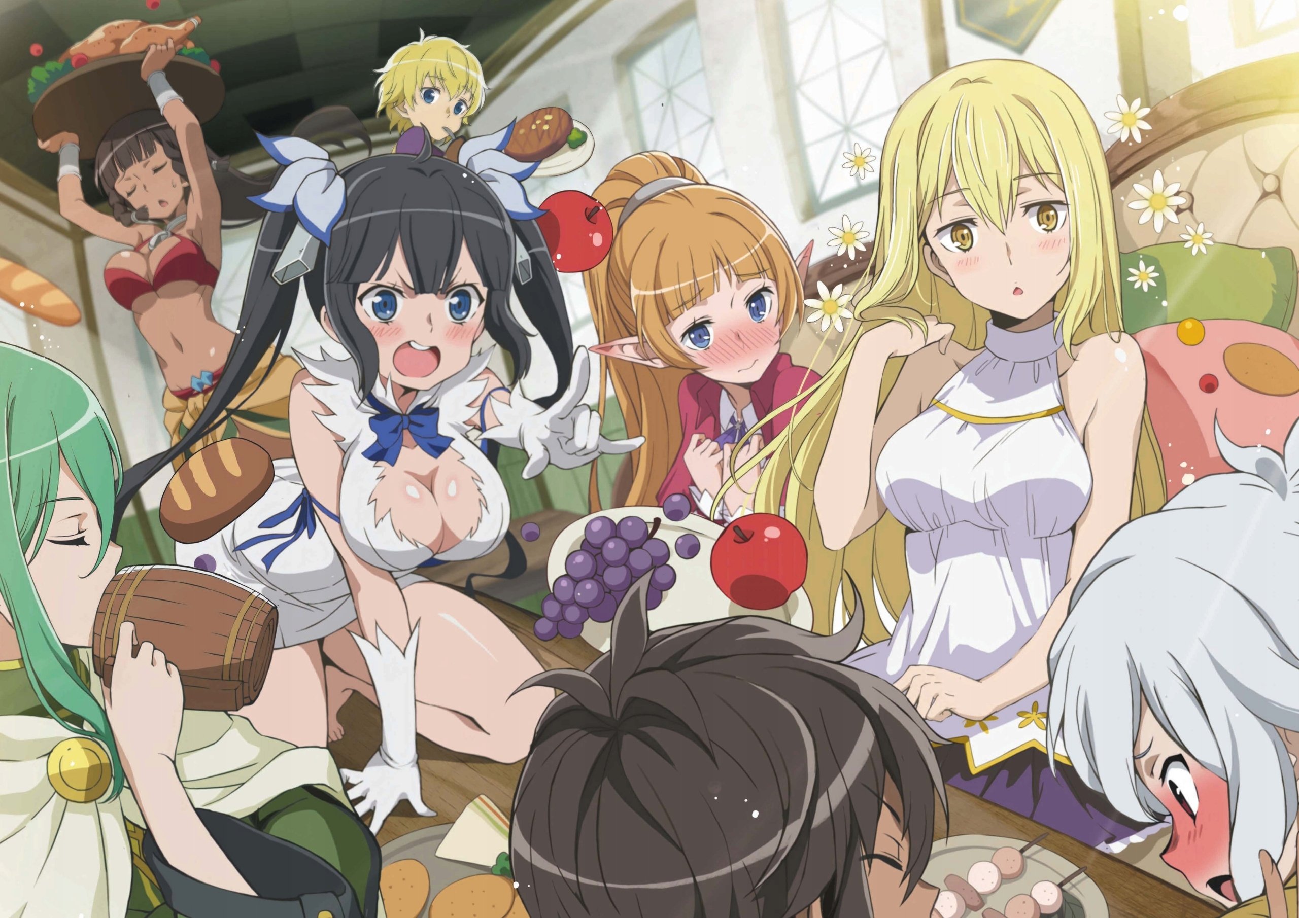 Plakat A1 anime manga Dungeon ni Deai Danmachi