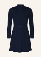 Sukienki i spódniczki dla dziewczynek - Tommy Hilfiger Sukienka Z Dżerseju Z Błyszczącą Przędzą blau - TOMMY HILFIGER - miniaturka - grafika 1
