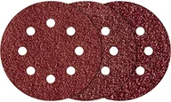 Materiały ścierne - Wolfcraft Krążki ścierne samoprzyczepne korund śr. 125 mm granulacja 60, 80, 120 (25szt.) 8401000 - miniaturka - grafika 1