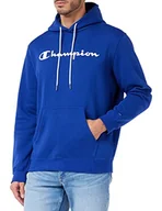 Bluzy męskie - Champion Męska bluza z kapturem American Classics, Blu, S - miniaturka - grafika 1