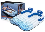 Materace dmuchane i koła do pływania - Bestway Dmuchany Materac,Fotel Dwuosobowy 196 x 193 cm Bestway 43534 LT-10729-0 - miniaturka - grafika 1