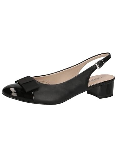 CAPRICE Damskie czółenka 9-29502-42, Black Comb, 42 EU, czarny Comb, 42 EU