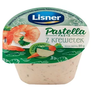 Lisner Pastella Pasta z krewetek 80 g - Konserwy i dania rybne - miniaturka - grafika 1