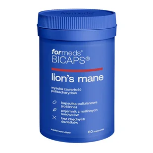 Formeds Bicaps Lion's Mane Kapsułki, 60 szt. - Układ nerwowy - miniaturka - grafika 1