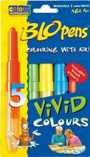 Centropen FLAMASTER JP919 DMUCHANY 5 SZT + 1 SZABLON VIVID PACK BLOPENS 615000563 - Flamastry - miniaturka - grafika 2