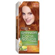 Farby do włosów i szampony koloryzujące - Garnier Color Naturals 7.40+ Miedziany blond, farba do włosów, do 100% pokrycia siwych włosów - miniaturka - grafika 1