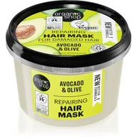 Maski do włosów - Organic Shop Organiczna Maska Do Włosów Awokado i Miód 250ml - miniaturka - grafika 1