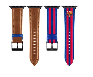 FC Barcelona Apple Watch Band Real Leather 49" OCFCBAWBBG49 BG - Akcesoria do smartwatchy FC Barcelona Apple Watch Band Real Leather 49" OCFCBAWBBG49 BG - Akcesoria do smartwatchy - miniaturka - grafika 1