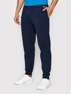 Spodnie sportowe męskie - Lacoste Spodnie dresowe XH3357 Granatowy Slim Fit - miniaturka - grafika 1