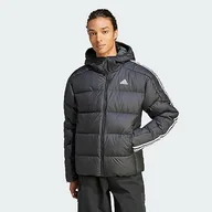 Kurtki męskie - adidas Męska kurtka puchowa z kapturem dla dorosłych Essentials Midweight - miniaturka - grafika 1